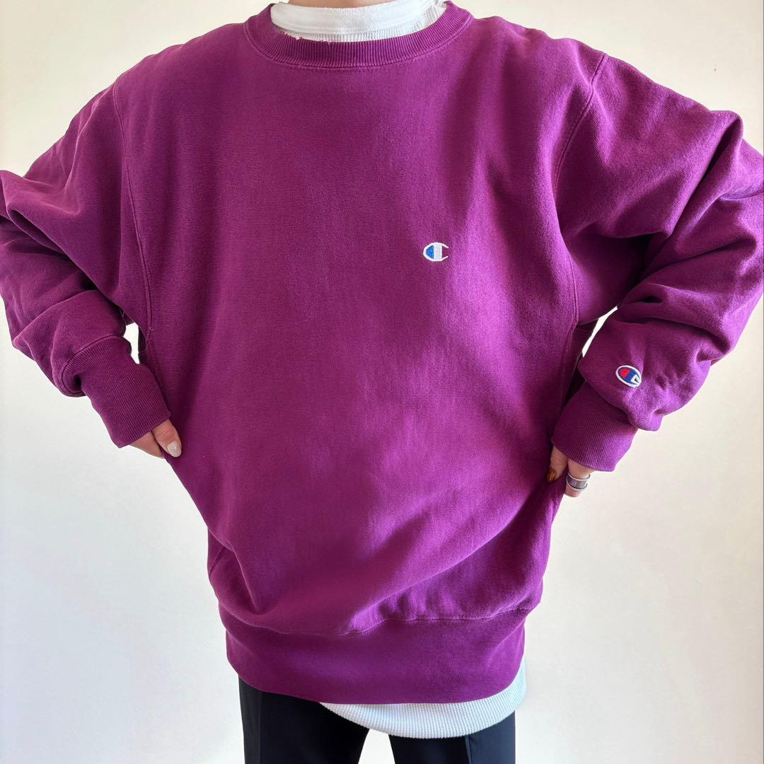 USA製vintage champion ReverseWeave Grape