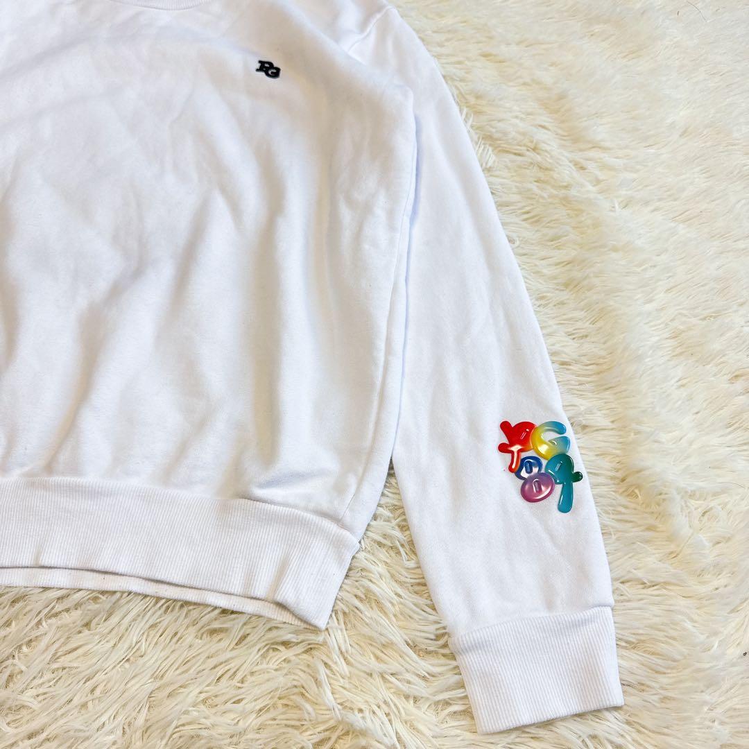 【パーリーゲイツ】限定品 トレーナー ホワイト 2サイズ レディース