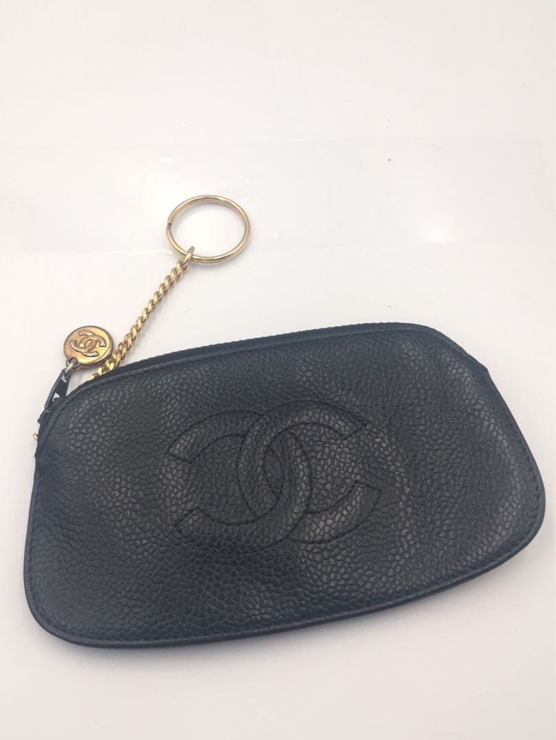 シャネル　CHANEL キャビアスキン　ケース