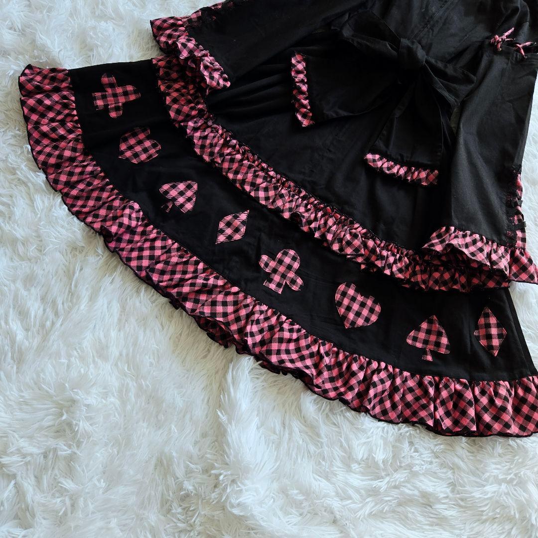 ボディライン ゴスロリ ワンピース フリル レース チョーカー ハロウィン 姫袖