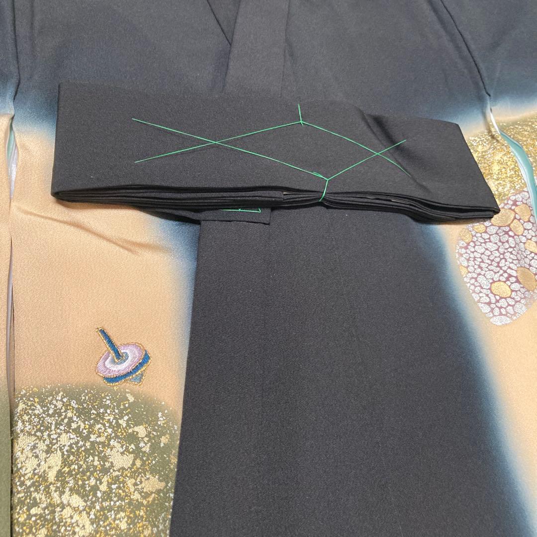 【新品】高級　刺繍　初着　お宮参り着　かぶと　龍柄