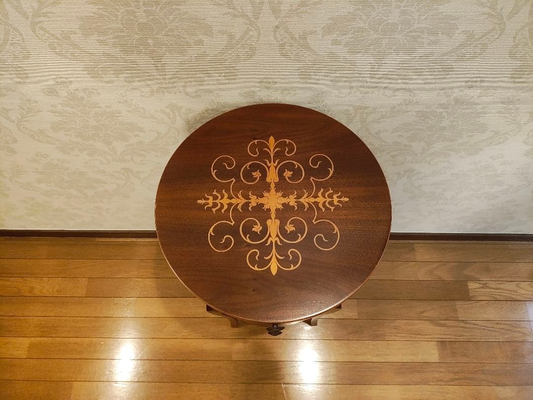 象嵌ベッドサイドテーブル①