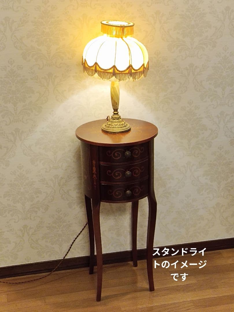 象嵌ベッドサイドテーブル①