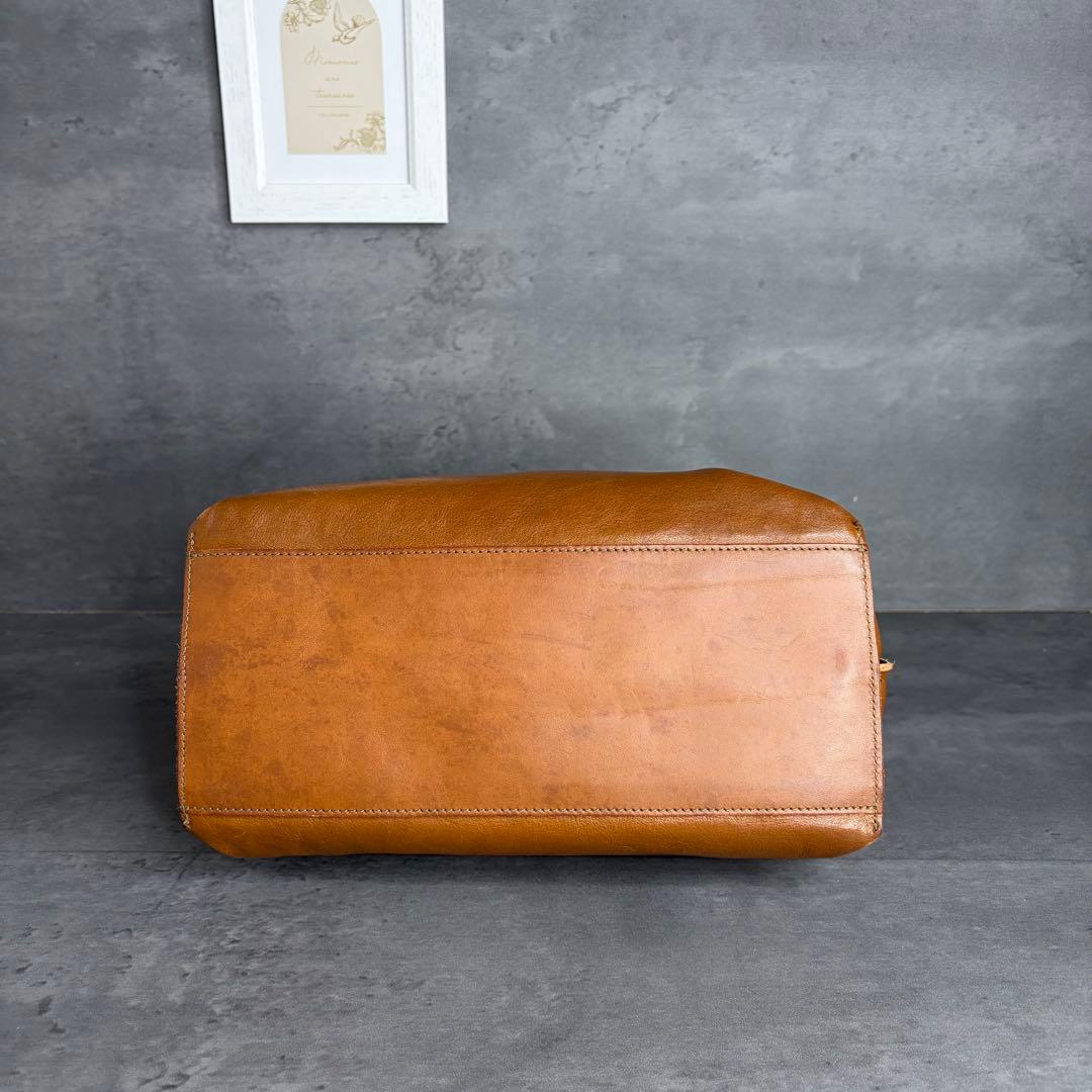 【美品】IL BISONTE イルビゾンテ ハンドバッグ 本革 オールレザー