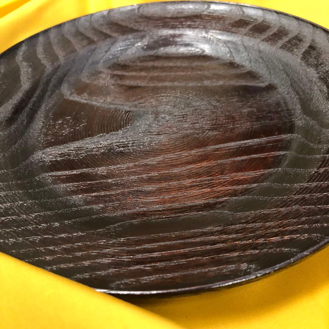 【16】村瀬治兵衛 沢栗漆皿 菓子皿 丸皿 漆器 売り切り