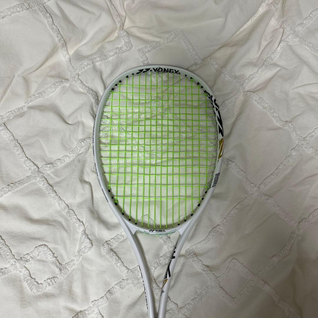 YONEX 軟式テニスラケット ホワイト/グリーン