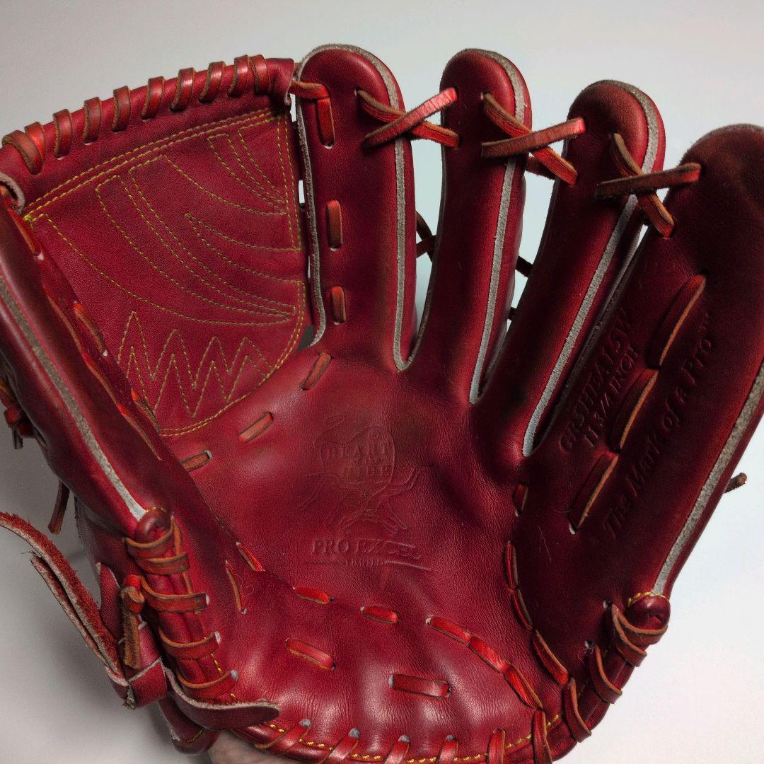 【美品】Rawlings 軟式 ピッチャー用 グローブ GR5HEA15W