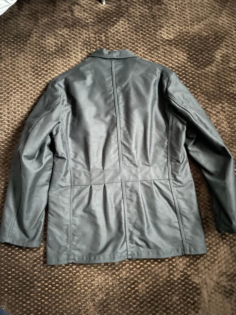 ル サン パレイユ ANK別注ラペルジャケット モールスキンブラック 42