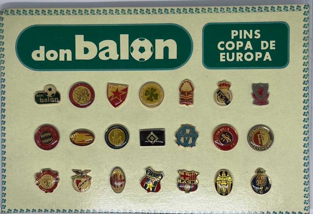 【don balon】サッカー　ピンバッチ　37個セット　南米&欧州