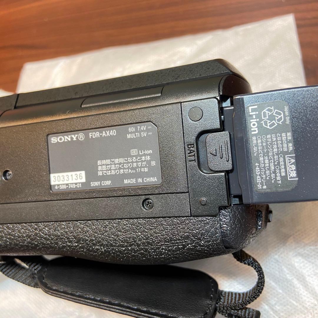 SONY FDR-AX40 ビデオカメラ ほぼ新品 3827
