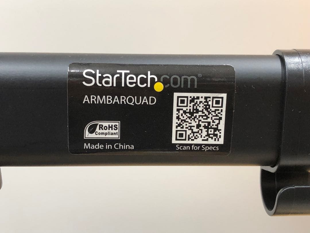 【組立状態で発送】自立式モニタースタンド 27インチ4台用(2x2)モニタアーム