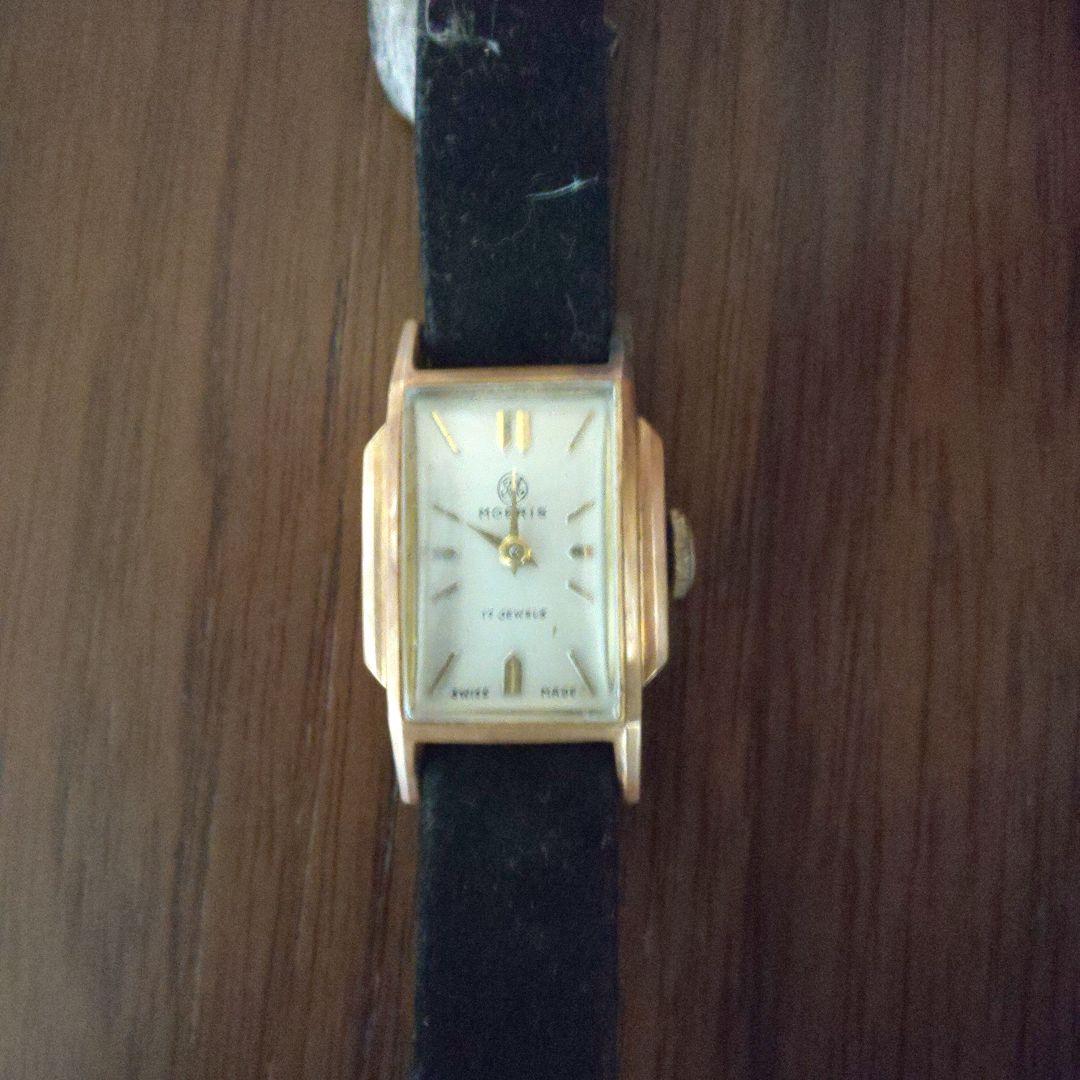 Moeris 17JEWELSモーリスゴールド アナログ腕時計 婦人用
