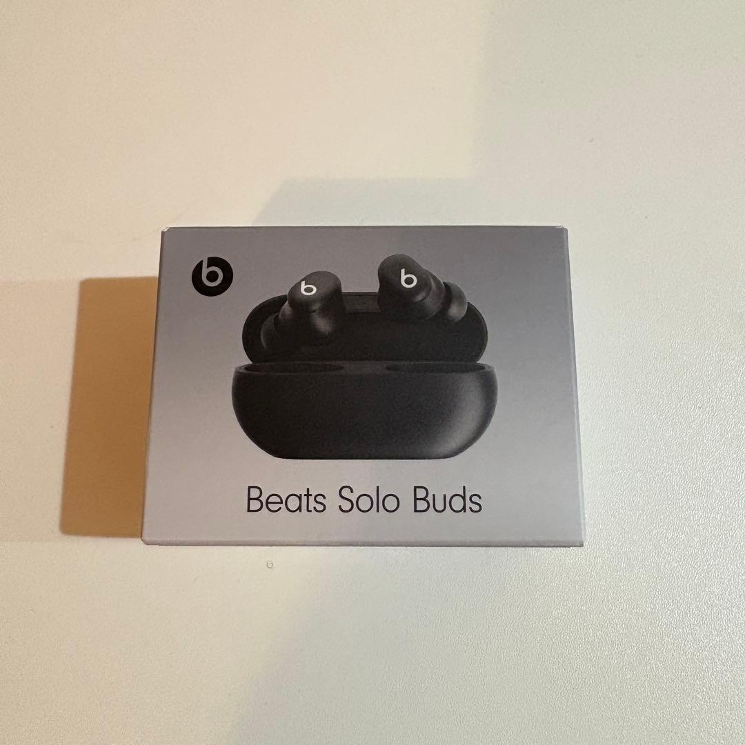 【新品未使用品】Beats Solo Buds ブラック イヤフォン　箱開封済み