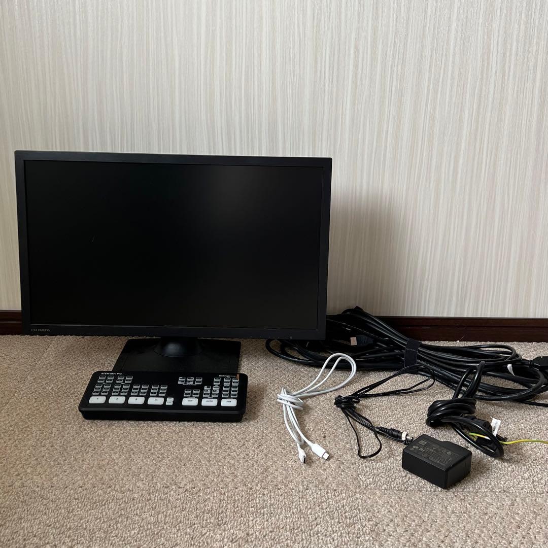 【超美品】OBS ATEM Mini Pro ＆ モニター等