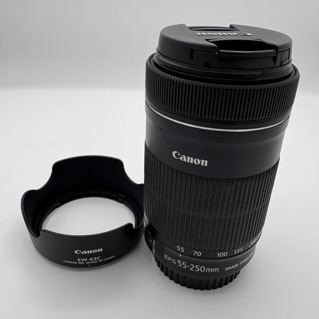 Canon EF-S55-250mm F4-5.6 IS STM +レンズフード