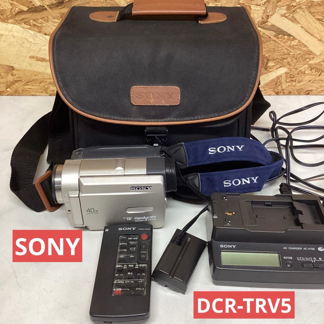 SONY DCR-TRV5 ビデオカメラ本体　ハンディカメラ　収納バック（H36