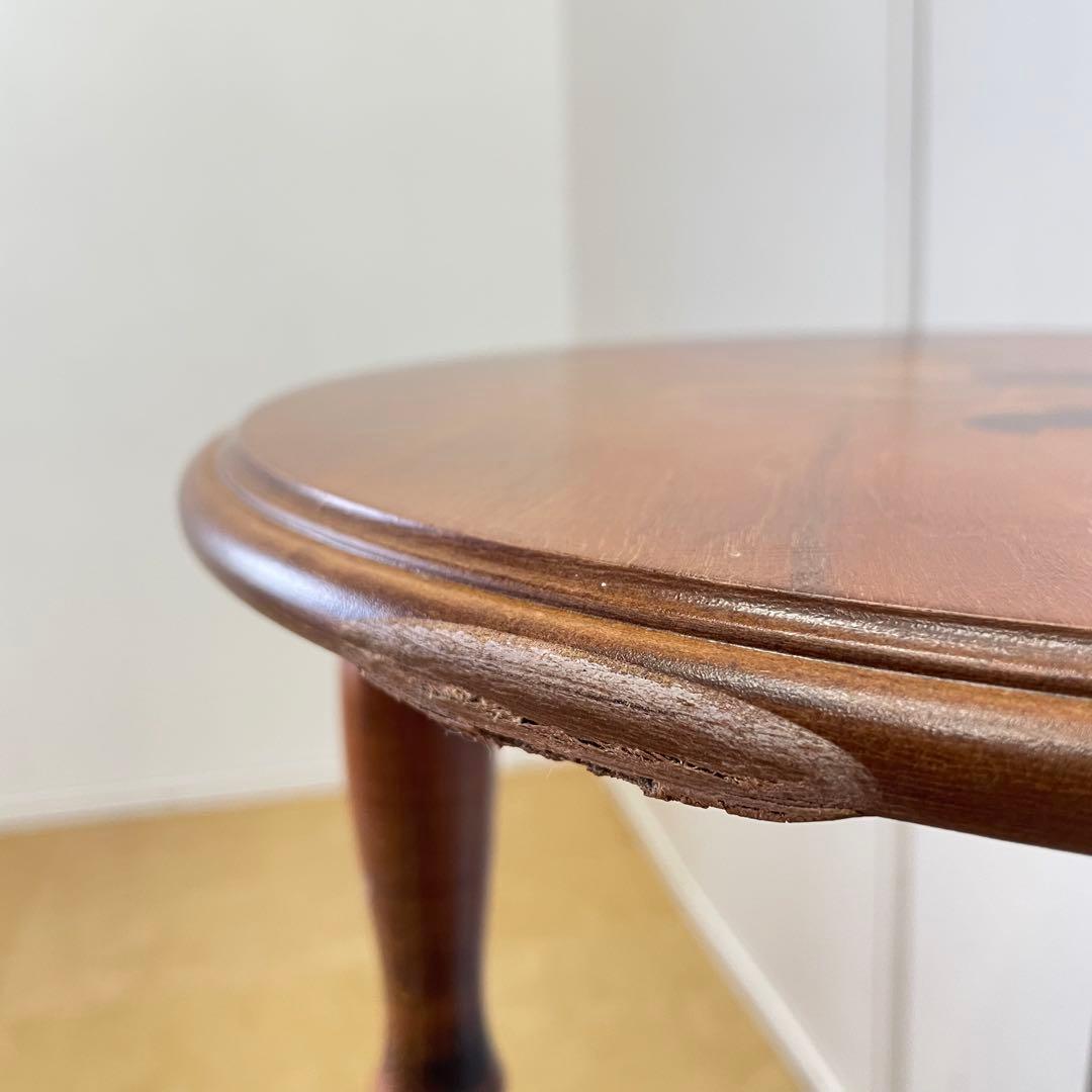 象嵌 サイドテーブル 花台 コンソール 飾り台 イタリア アンティーク調