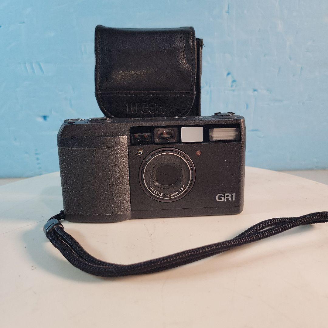 RICOH GR1 コンパクト フィルム カメラ 黒色　当時物
