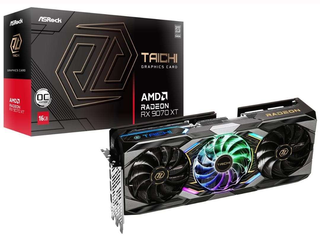【新品未開封】ASRock AMD Radeon RX 9070 XT 16GB