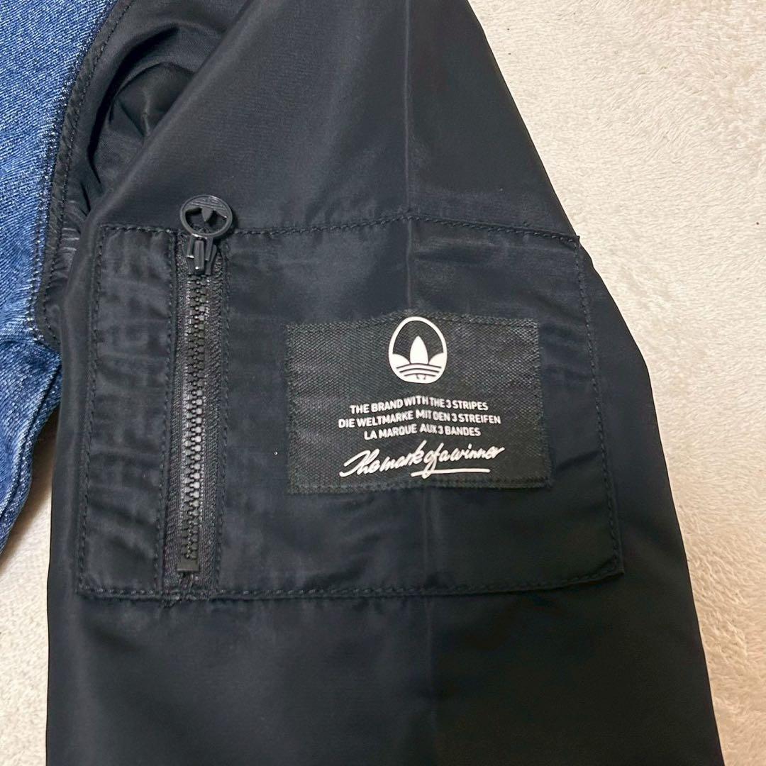 アディダス カレッジデニムジャケット M デニム ブルゾン レディース