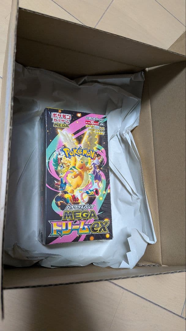 ポケモンカードゲーム MEGAドリームEX 10パック入り シュリンク付き