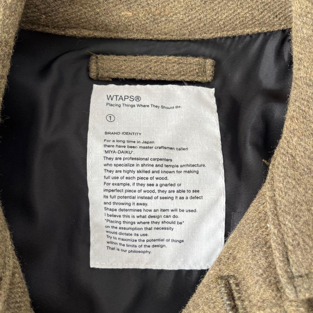 wtaps オイルドウールミリタリージャケット サイズ1