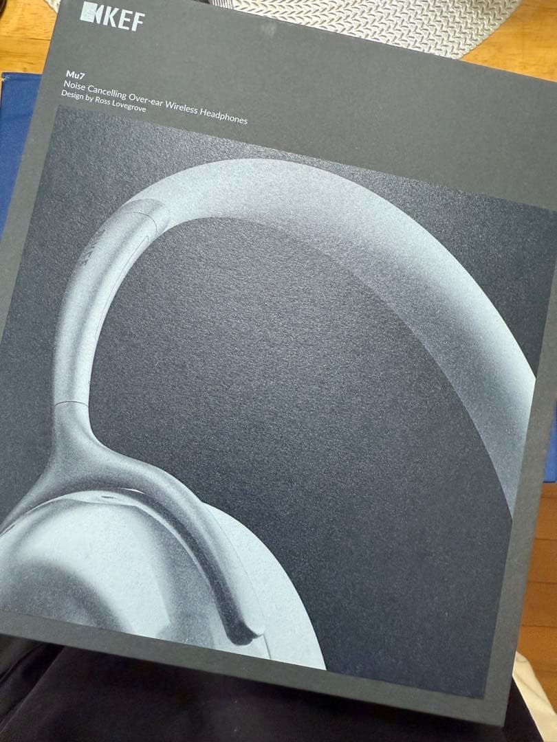 新品未使用品 KEF Mu7 ワイヤレスヘッドフォン charcoal Grey