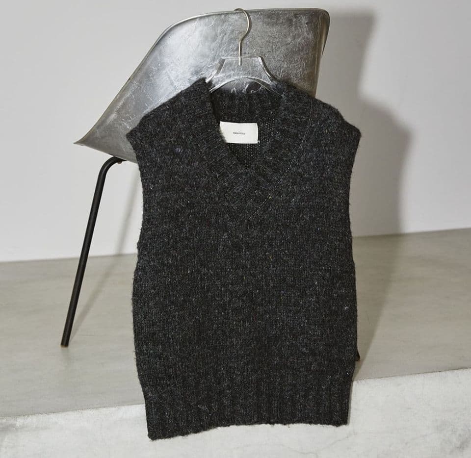 TODAYFUL　モールヤーンニットベスト