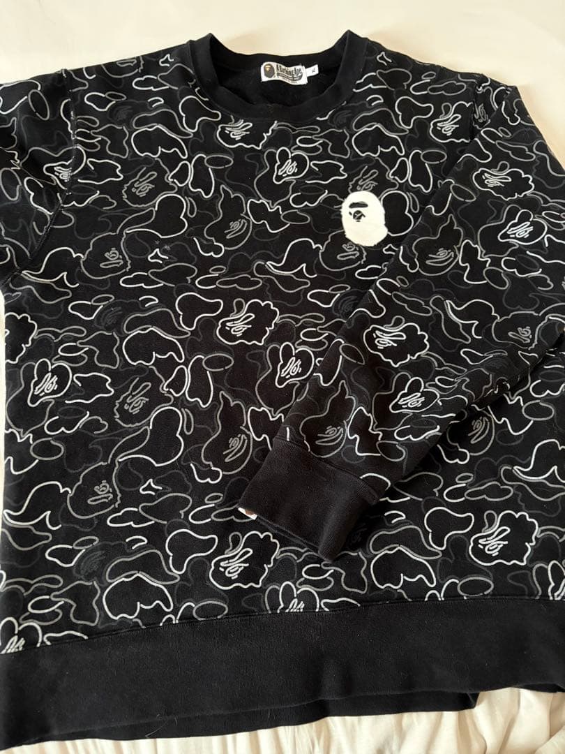 A BATHING APE 迷彩トレーナー