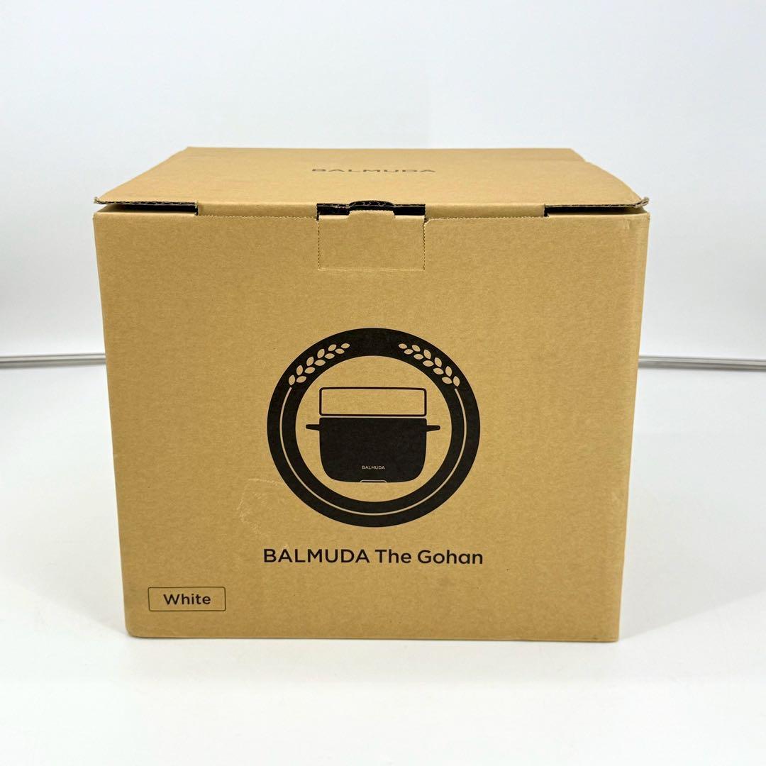 BALMUDA The Gohan 炊飯器 ホワイト(三合炊き)