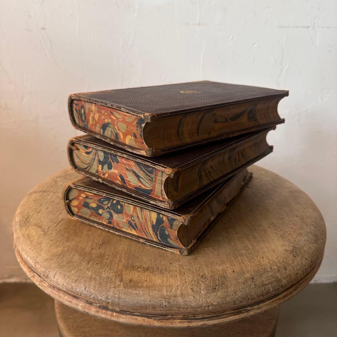 アンティーク 古い洋書３冊セット / 古本 / 古書