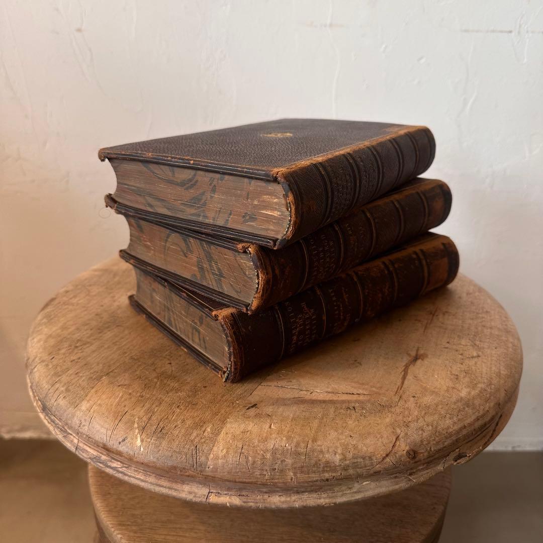 アンティーク 古い洋書３冊セット / 古本 / 古書