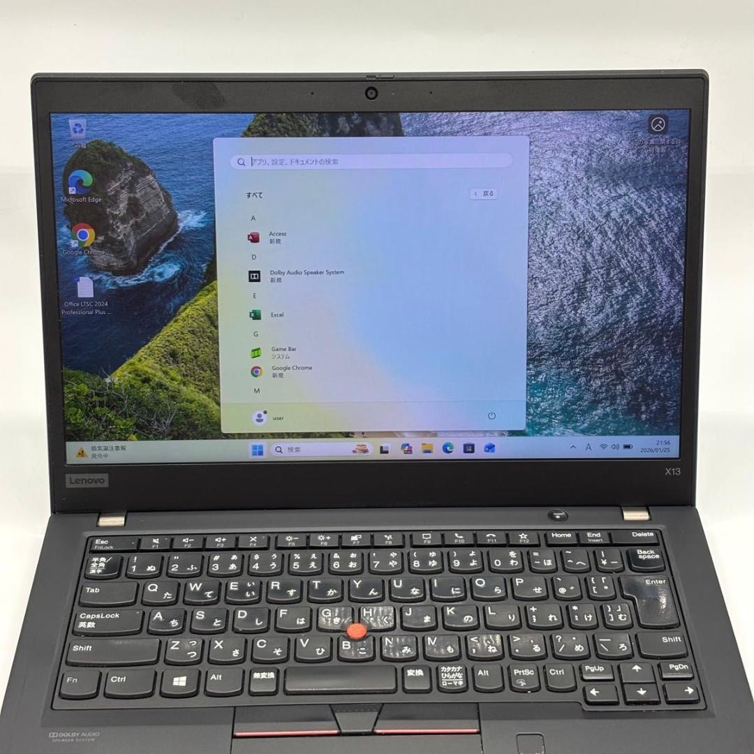 Windowsノート本体 LENOVO ThinkPad X13 Gen1 /16GB/256GB 1