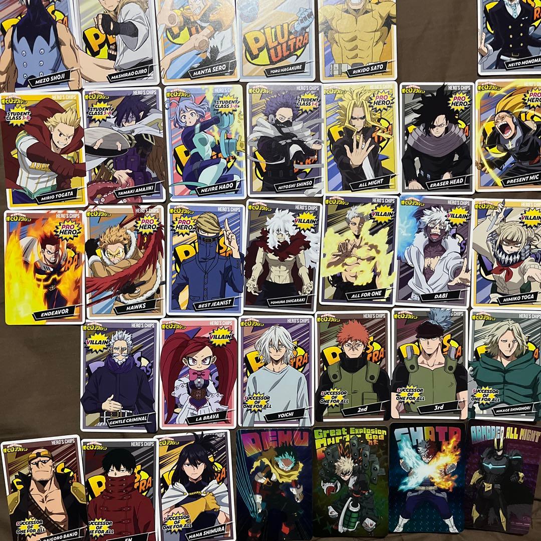 僕のヒーローアカデミア　ヒーローズチップ3 47種　セミコンプリート