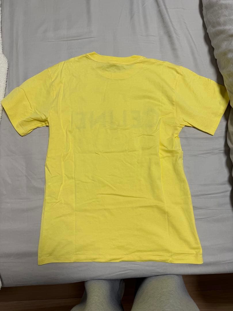 nachan CELINE イエロー ロゴ Tシャツ 半袖