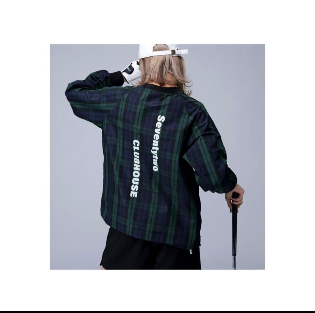ANTIQUA GOLF×STCH チェックトップス　美品