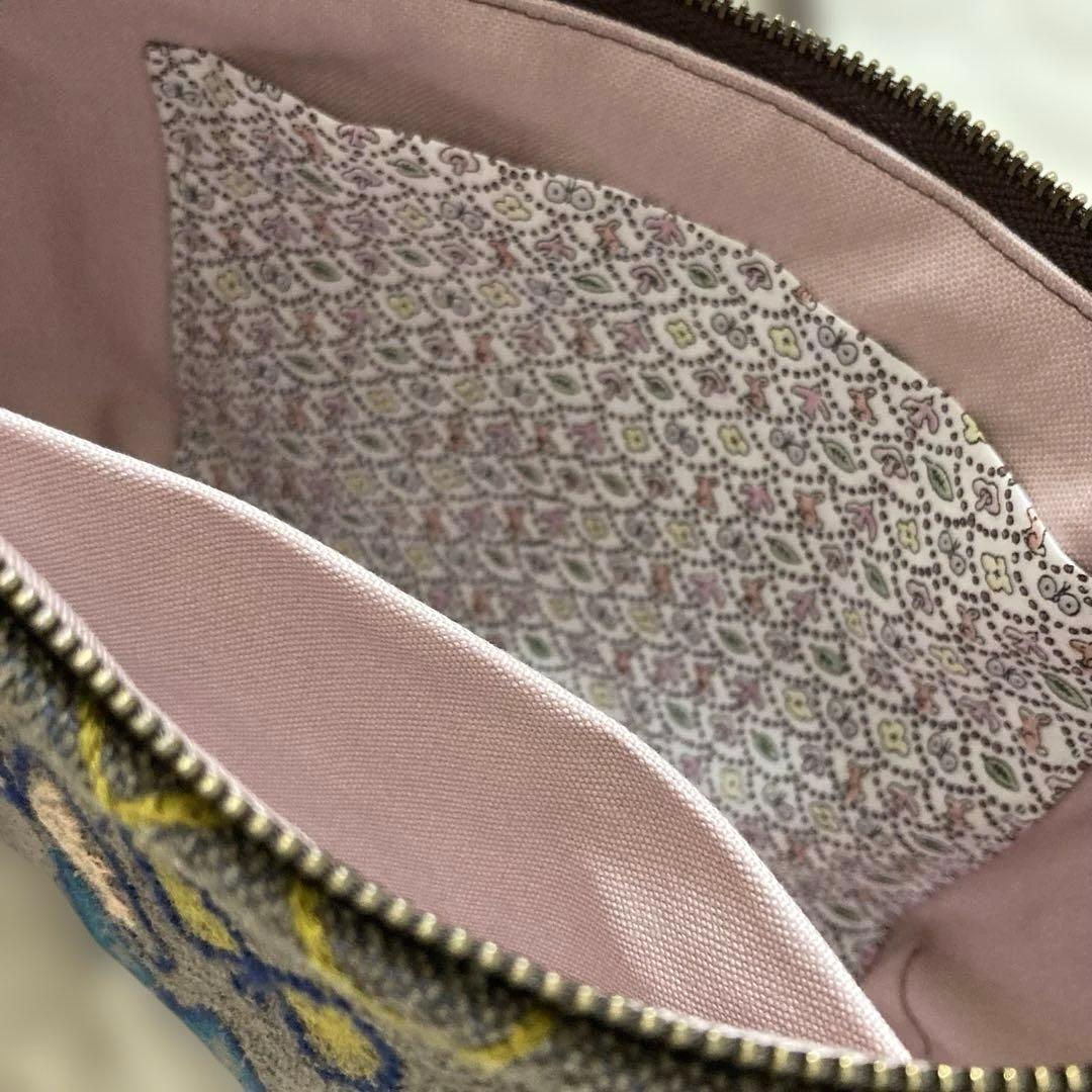 719 両面スカイフラワーのショルダーバッグ　sky flower ★レア★