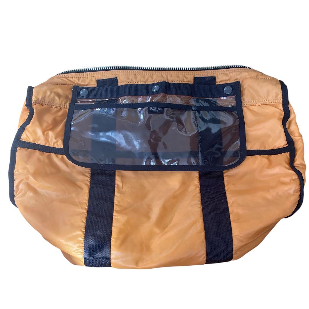 【未使用級】PORTER タンカー 2WAY ボストンバッグ ドラム ブラック