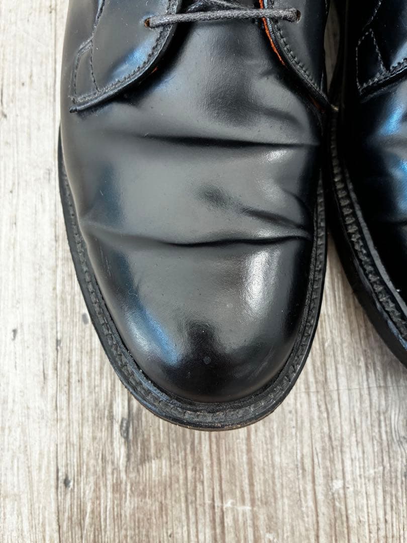 Alden 9901 プレーントゥ 黒 7 1/2 Dオールデン コードバン