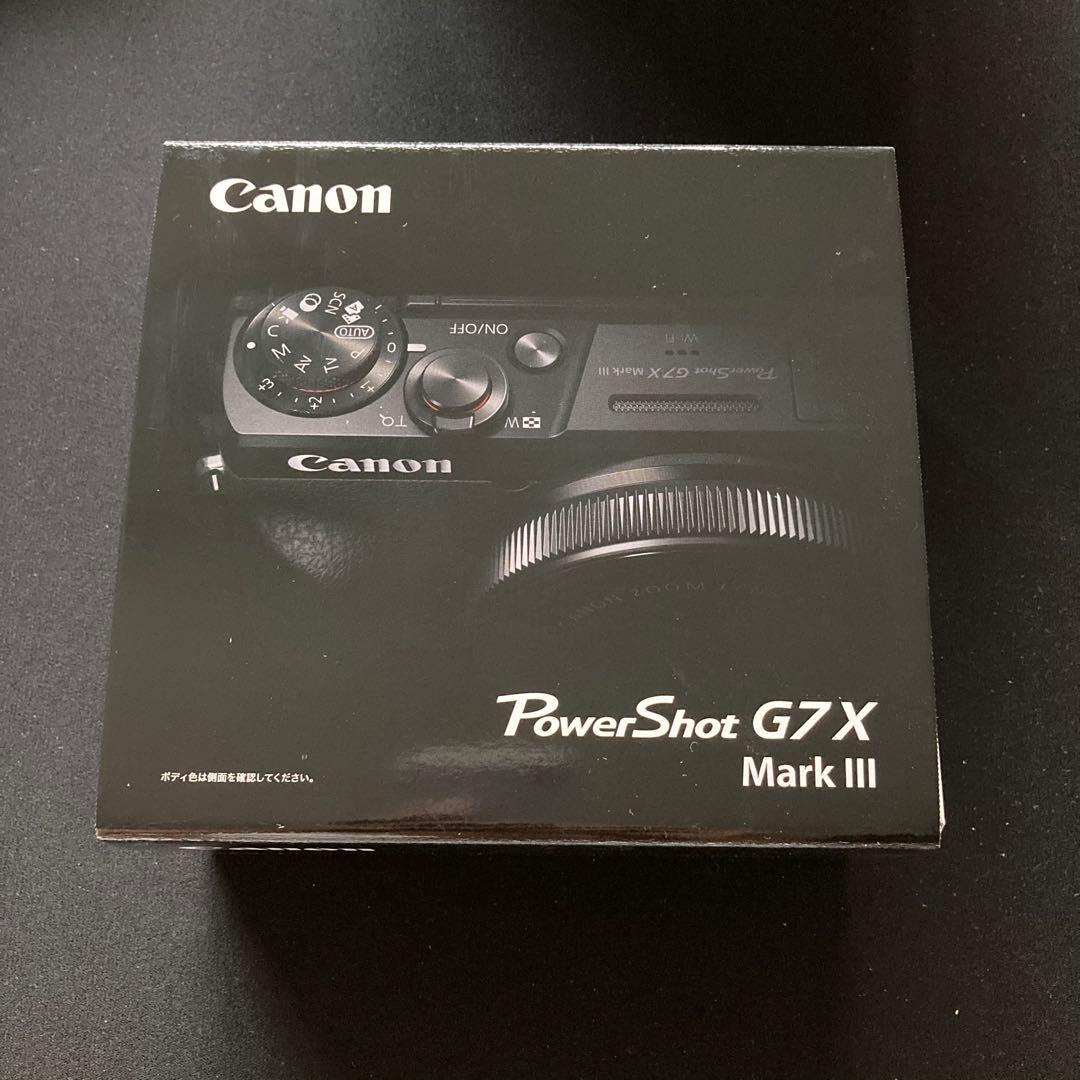新品未使用 Canon PowerShot G7X Mark III 3ブラック