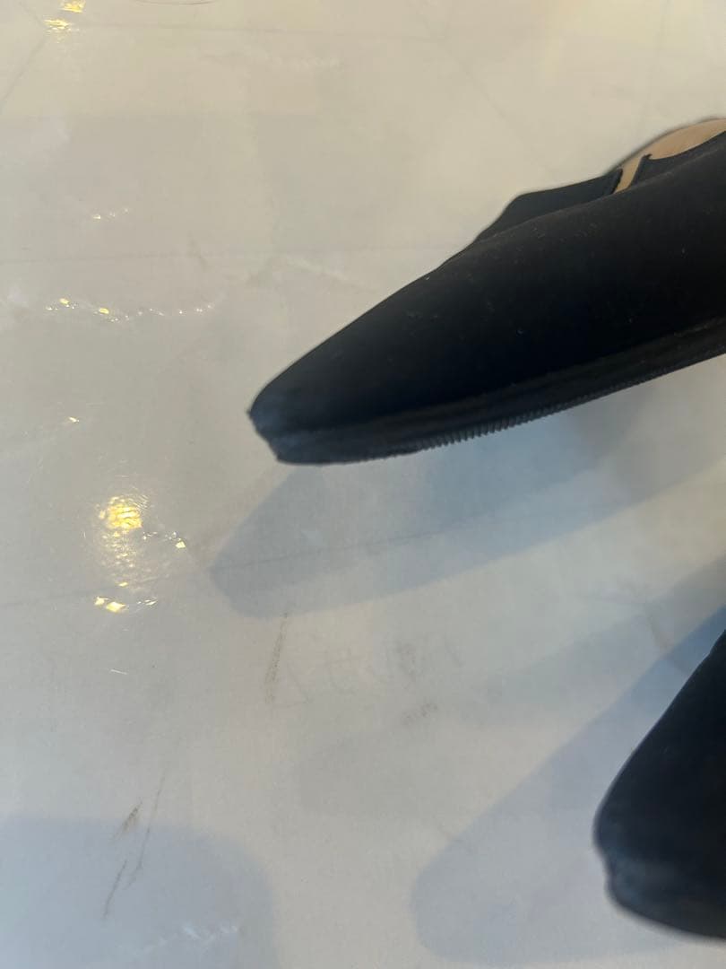 マノロブラニク　ミュール　ブラック36.5／23.5cm