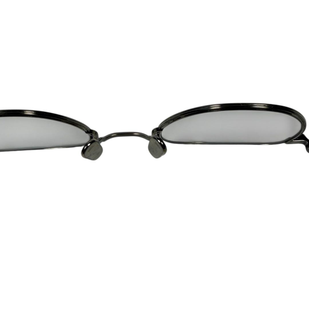 美品 EYEVAN 7282 アイヴァン 眼鏡 サングラス549 グレー8010