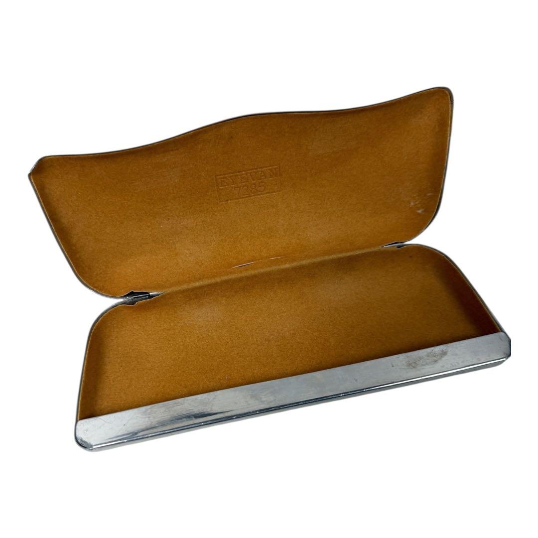 美品 EYEVAN 7282 アイヴァン 眼鏡 サングラス549 グレー8010