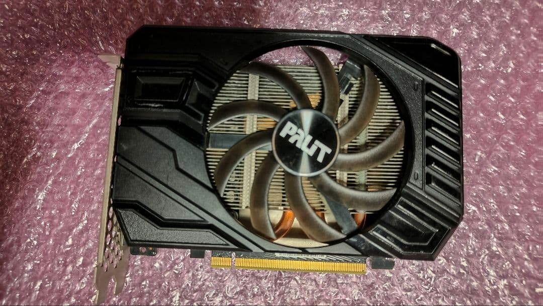 ジャンク palit GTX 1660TI STORMX 6G動作確認済み