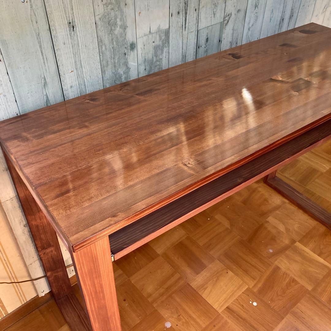 DTM スライドテーブル 幅140cm ヒノキの集成材