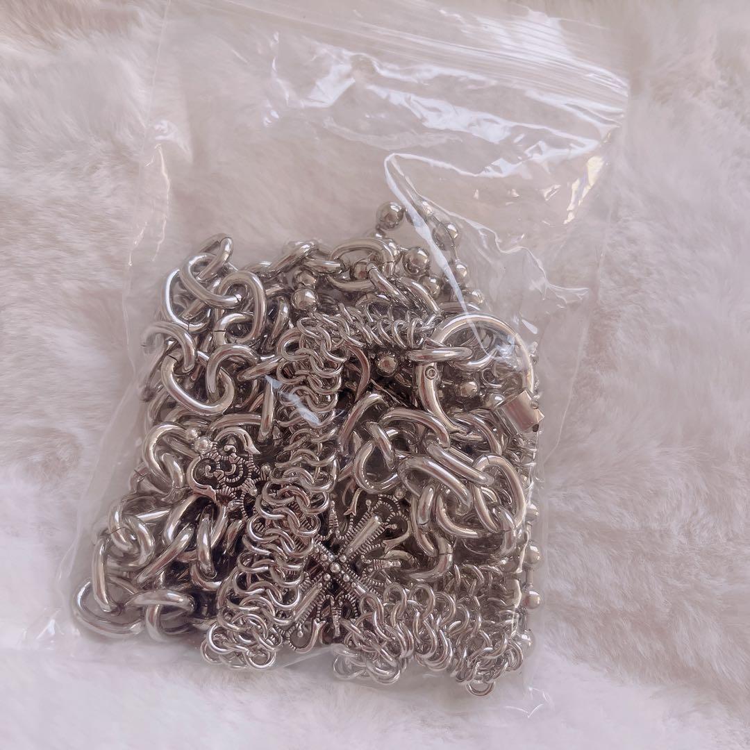 HIDOLATRAL THEODOL 2段フリルコルセットスカート M/ホワイト