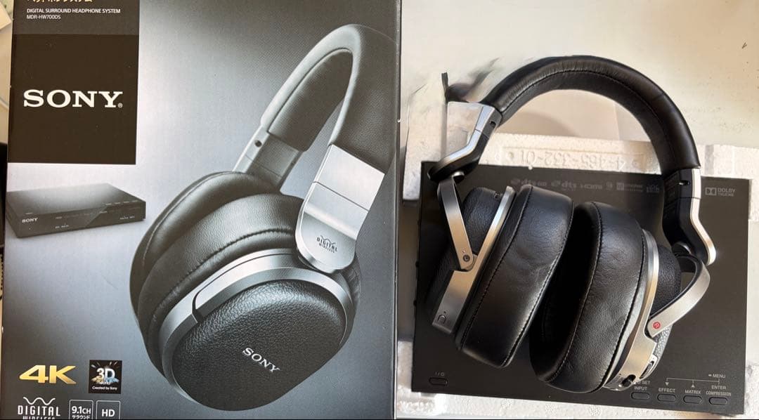 美品　SONY 9.1ch ワイヤレスヘッドホン MDR-HW700DS