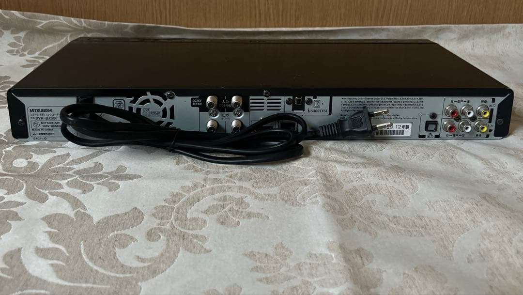 1TB☆12年☆三菱/REAL☆HDD/BDレコーダー☆DVR-BZ360☆
