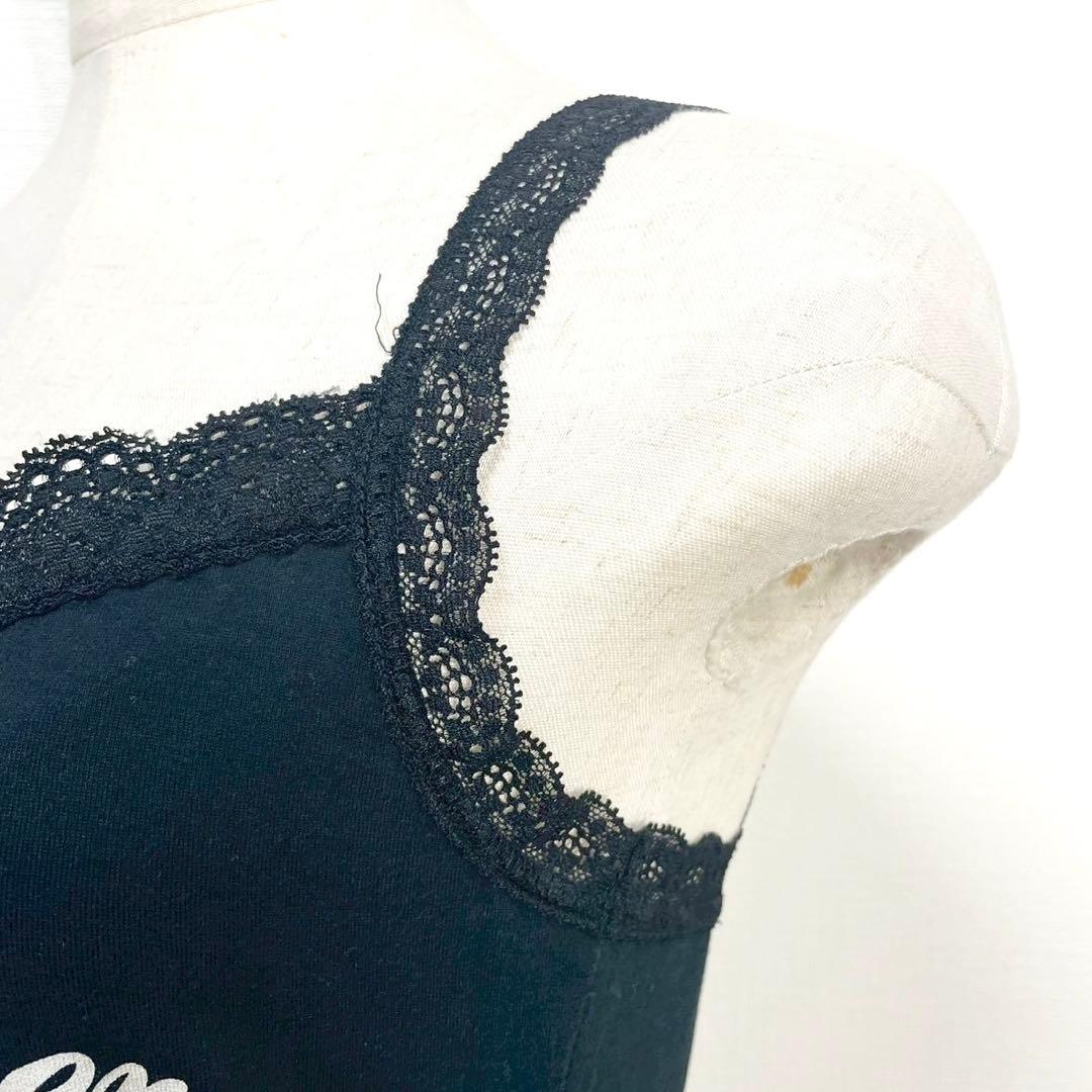 y2k❤️00s HYSTERIC GLAMOUR ヒスガールロゴ レース キャミ