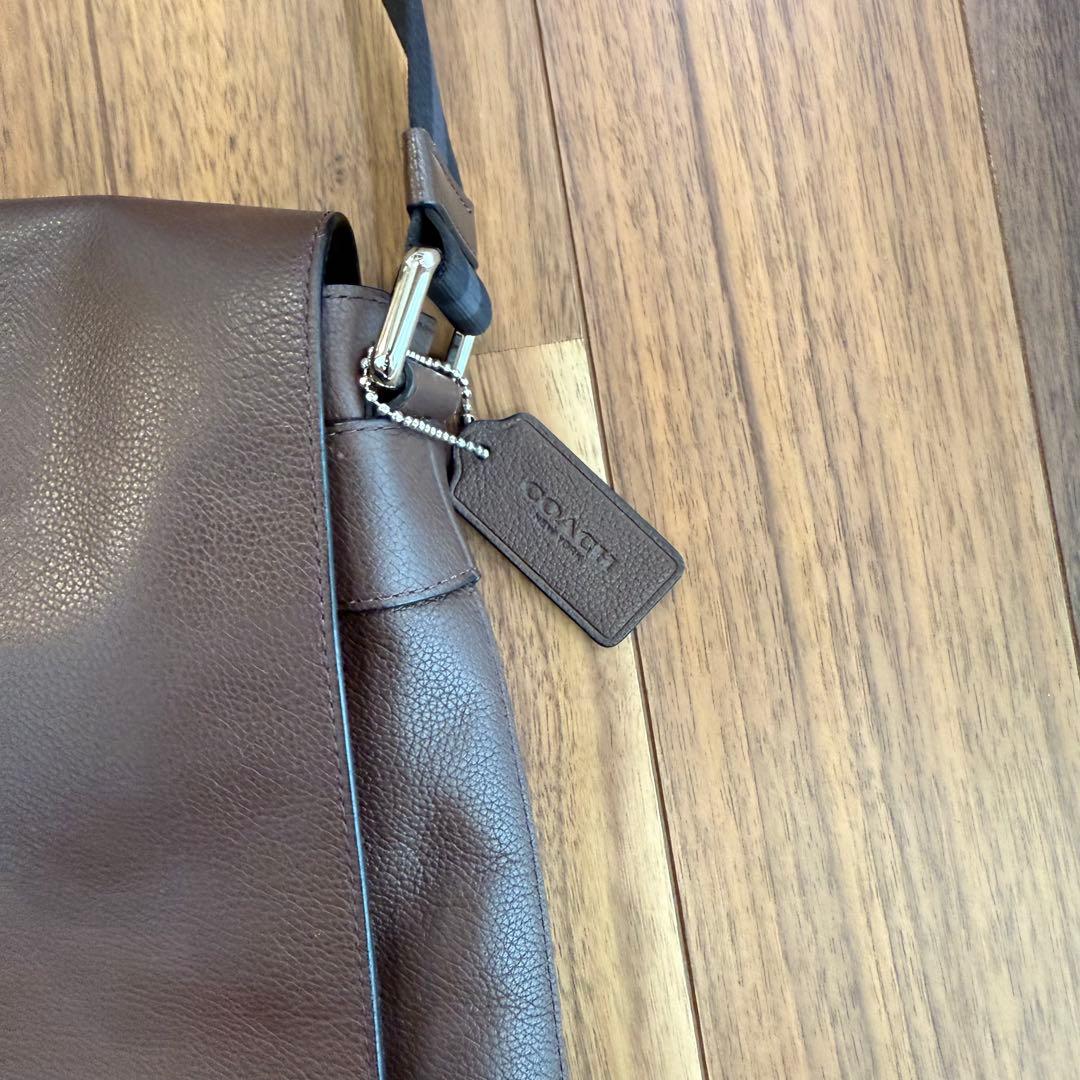 【美品】COACH メトロポリタン ソフト メッセンジャー レザー メンズ